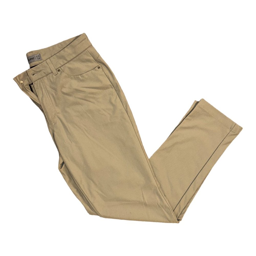 VRST Men's Limitless Slim Fit Pants Beige 32x34 EUC Activewear Performance